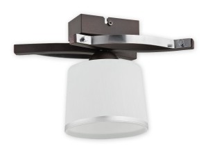 Astred plafon 1 pł. / chrom + rdza wenge O2281 P1 RW LEMIR