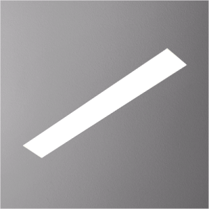 Lampa wpuszczana w sufit prostokątna Set Tru 86 led 37846 Aqform