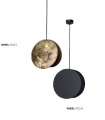 WHEEL black I  9033  lampa wiszaca czarna  NOWODVORSKI
