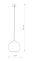 POLARIS cooper  9058  lampa wisząca miedziana  NOWODVORSKI