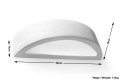 Atena  SL.0001  kinkiet ceramiczny  Sollux lighting