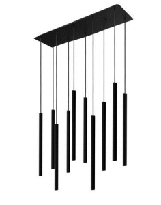LASER black X  8923  lampa wisząca czarna  NOWODVORSKI