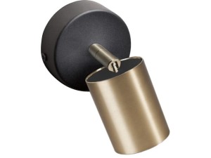 EYE SPOT brass I  8816  kinkiet regulowany czarno-złoty  NOWODVORSKI