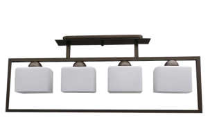 Lampa sufitowa w prostokątnej ramce Simply SI 4P