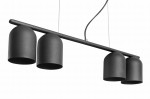 Lampa wisząca metalowa na 4 żarówki Mono 4L/S