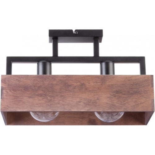 Dakota 2 PL 31742 lampa sufitowa brązowa Sigma