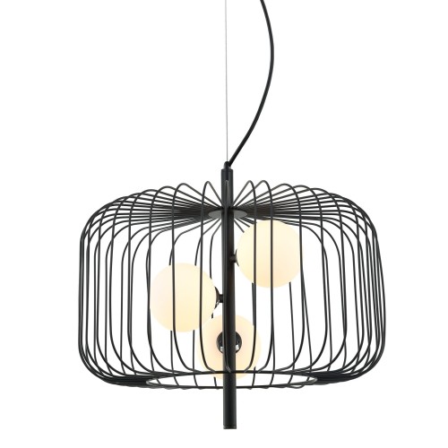 DAREN MDM-3936/3 BK lampa wisząca czarna ITALUX