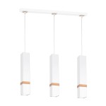 VIDAR white  MLP 5409  lampa wisząca biały/drewno  MILAGRO