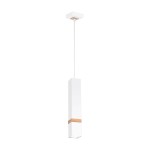 VIDAR white  MLP 5408  lampa wisząca biały/drewno  MILAGRO