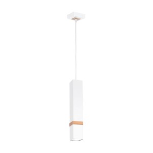 VIDAR white  MLP 5408  lampa wisząca biały/drewno  MILAGRO