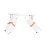 VIDAR white  MLP 5406  lampa sufitowa regulowana biały/drewno  MILAGRO