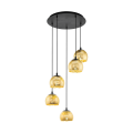 ALBARACCIN  98526  lampa wisząca czarny/złoty  EGLO