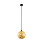 ALBARACCIN  98523  lampa wisząca czarny/złoty  EGLO