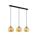 ALBARACCIN  98525  lampa wisząca czarny/złoty  EGLO