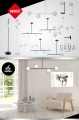 Gama 3  33190  lampa wisząca czarna  Sigma