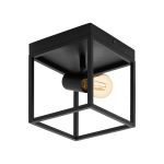 SILENTINA 98331  lampa sufitowa czarna  EGLO