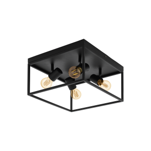 Silentina  98334  lampa sufitowa czarna  Eglo