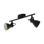 SERAS 2  98398  lampa sufitowa led regulowana czarna  EGLO