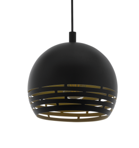 CAMASTRA  98071 lampa wisząca czarno-złota  EGLO