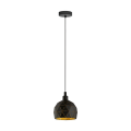 ROCCAFORTE  33345  lampa wisząca czarno-złota  EGLO