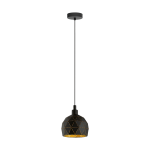 ROCCAFORTE  33345  lampa wisząca czarno-złota  EGLO