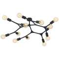 BOCADELLA 1  1  98319  lampa sufitowa czarna  EGLO