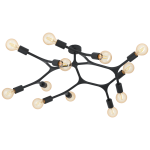 BOCADELLA 1  1  98319  lampa sufitowa czarna  EGLO