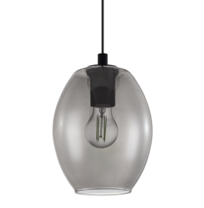 CADAQUES  98582  lampa wisząca czarno-przezroczysta  EGLO