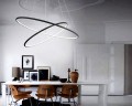 ORION black  ML508  lampa wisząca led 3000K czarna  MILAGRO