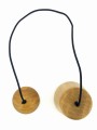 Lampa wisząca drewniana 1XGU10  dębowa  IGLOO  HAND MADE