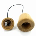 Lampa wisząca drewniana 1XGU10  dębowa  IGLOO  HAND MADE