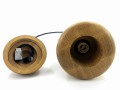 Lampa wisząca drewniana 1XGU10  dębowa  IGLOO  HAND MADE