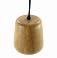 Lampa wisząca drewniana 1XGU10  dębowa  IGLOO  HAND MADE