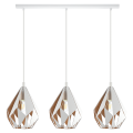 Lampa wisząca biały/złoty Carlton 1  43002 EGLO