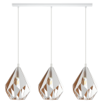 Lampa wisząca biały/złoty Carlton 1  43002 EGLO