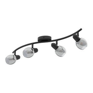 Lampa sufitowa regulowana czarna  Pollica  98626 Eglo