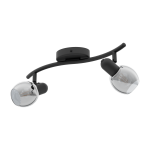 Lampa sufitowa regulowana czarna  Pollica 98625 Eglo
