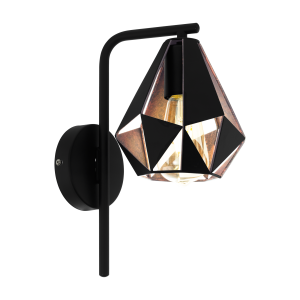 CARLTON 4  43057  kinkiet czarny/miedziany  EGLO