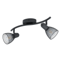 CAROVIGNO  98622  lampa sufitowa regulowana czarna  EGLO