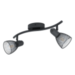 CAROVIGNO  98622  lampa sufitowa regulowana czarna  EGLO