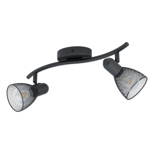 CAROVIGNO  98622  lampa sufitowa regulowana czarna  EGLO