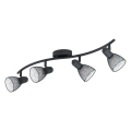 CAROVIGNO  98623  lampa sufitowa regulowana czarna  EGLO