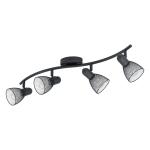 CAROVIGNO  98623  lampa sufitowa regulowana czarna  EGLO