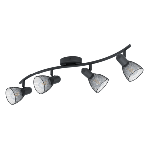 CAROVIGNO  98623  lampa sufitowa regulowana czarna  EGLO