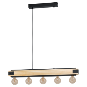 LAYHAM  lampa wisząca 5XE27 43468 EGLO