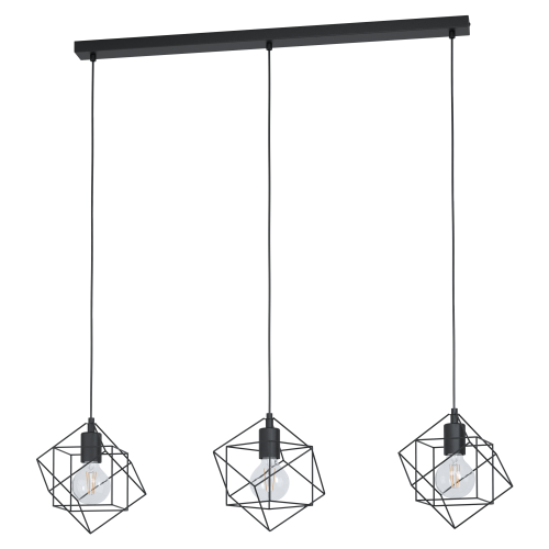 Lampa vintage STRAITON lampa wisząca 3 żar. 43361 EGLO