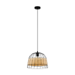 Lampa wisząca z rattanem ANWICK 43311 EGLO