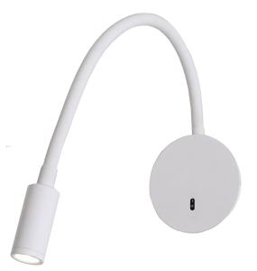 Kinkiet biały 60 cm ruchomy led elestyczny Senise LP-2021/1W WH
