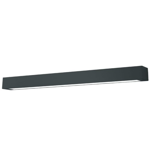 Lampa ścienna Ibros kinkiet czarny XL z IP44 GS-LWA-18W BK