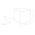 CUMULUS CUBE L lampa ogrodowa  8965 NOWODVORSKI